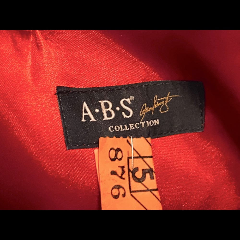 Festive Red & Purple A.B.S Dress For Holiday Cards - Picture 4 of 16